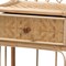 Baxton Studio Kobie Modern Bohemian Natural Brown Rattan 1-Drawer Nightstand 226-13120-ZORO - alternate 8